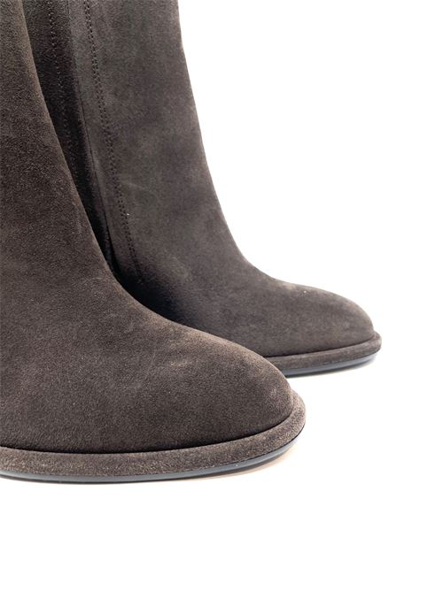 Damenstiefelette mit Reißverschluss IL LACCIO | 2462VELOURCAFFE